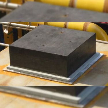 Reinforced Laminated Elastomeric Bearing Flexible Vertical Load Transfer for Bridges Manufacturers, Suppliers in Pune